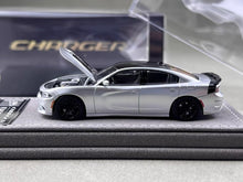 Load image into Gallery viewer, Elite 1:64 Silver Charger SRT Engine Sedan Sports Model Diecast Metal Car New Collection
