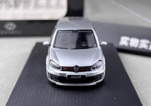 Load image into Gallery viewer, Maxwell 1:64 Silver VW Golf GTI MK6 VIP BBS Sports Model Diecast Metal Car New Collection

