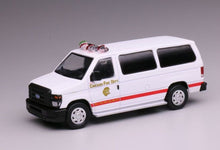 Load image into Gallery viewer, 1:64 596 Chicago Fire E350 Super Duty Wagon Van Model Diecast Metal Car New Collection
