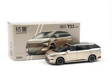 Load image into Gallery viewer, XCARTOYS 1:64 Gold Xpeng X9 EV MPV Van Sports Model Diecast Metal Car New Collection
