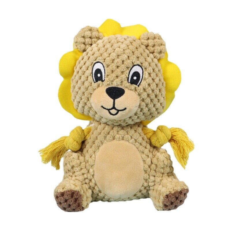 Dog Squeaky Toys Animal Shape Chew Puppy Canvas Toy Durablc Teeth Grinding Pet