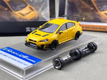Load image into Gallery viewer, CM 1:64 Yellow Impreza STI 11 XI Widebody Sports Model Diecast Metal Car New Collection
