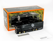 Load image into Gallery viewer, GCD 1:64 Black LB Fuso Super Great Transport Truck Model Diecast Metal Car New Collection

