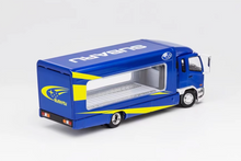 Load image into Gallery viewer, GCD 1:64 Blue Fuso Fighter Outriggers Raised Truck Model Diecast Metal Car New
