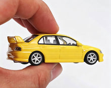 Load image into Gallery viewer, Masdi 1:64 JDM Yellow Lancer Evo VIII 8 Sports Model Diecast Metal Car Box New Collection
