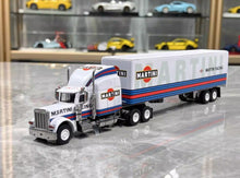 Load image into Gallery viewer, 1:64 White Peterbilt 359 Long Semi Truck Sports Model Diecast Metal Car New Collection
