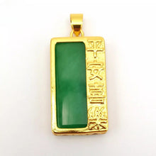 Load image into Gallery viewer, Nature Jade Peace Joy Pendant Necklace Gift Jewelry charm Blessing Accessory C
