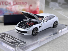 Load image into Gallery viewer, PK 1:64 White GTC4 Lusso Racing Sports Model Diecast Metal Car New Collection
