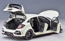 Load image into Gallery viewer, AUTOart 1:18 JDM White Civic Type R FK8 2021 Sport Model Diecast Metal Car New
