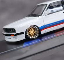 Load image into Gallery viewer, CM 1:64 White Decal M3 E30 Coupe Widebody Sports Model Diecast Metal Car New Collection
