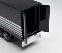 Load image into Gallery viewer, TM 1:64 Black Benz Actros Tractor Container Truck Model Diecast Metal Car New
