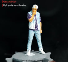 Load image into Gallery viewer, 1:64 Painted Figure Mini Model Miniature Resin Diorama Sand Casual Denim People
