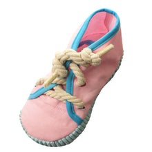 Load image into Gallery viewer, Dog Squeaky Toys Shoes-Shaped Chew Tear-Resistant Plush for Teeth Grinding Pet
