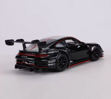 Load image into Gallery viewer, Bburago 1:24 Black Silver 911 GT3 R Sports Open Model Diecast Metal Car New Collection
