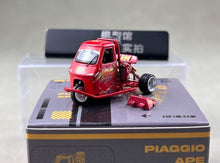 Load image into Gallery viewer, Liberty 1:64 Red Snow 3 Wheeled Motorcycle Sports Model Diecast Metal Car New Collection
