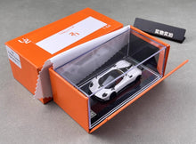 Load image into Gallery viewer, U2 1:64 White Zonda Tricolore Racing Sports Model Diecast Resin Car New Collection
