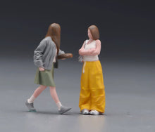 Load image into Gallery viewer, 1:64 Painted Figure Model Miniature Resin Diorama Toy Sand Girlfriend Lady Set
