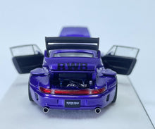Load image into Gallery viewer, PGM 1:64 Purple RWB 993 Sports Open Model Diecast Metal Car New Collection
