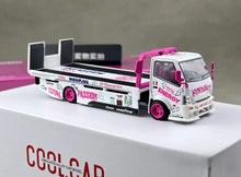 Load image into Gallery viewer, CC 1:64 Pink Iron H300 85 Custom Tow Flatbed Truck Model Diecast Metal Car New Collection
