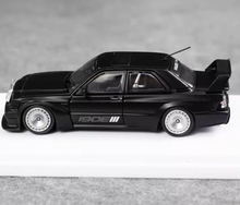 Load image into Gallery viewer, BSC 1:64 Black 190E EVO II W201 Sedan Sports Model Diecast Metal Car New Collection
