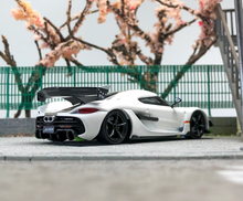 Load image into Gallery viewer, CM 1:64 White Jesko Absolut Super Racing Sport Model Diecast Metal Car New Collection
