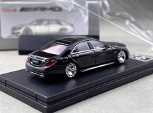 Load image into Gallery viewer, RM 1:64 Black S63 W222 V12 VIP Luxury Sedan Sports Model Diecast Metal Car New Collection
