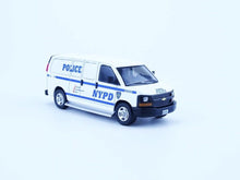 Load image into Gallery viewer, 1:64 NYPD Police Express 3500 Van Sports Model Diecast Metal Car New Collection
