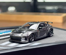 Load image into Gallery viewer, CM 1:64 Gray Carbon BRZ Arising Coupe Sports Model Diecast Metal Car New Collection

