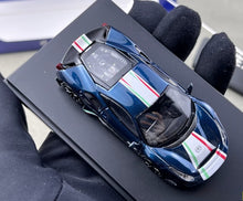 Load image into Gallery viewer, SH 1:64 Blue 488 Pista Novitec #27 Sports Model Diecast Metal Car New Collection
