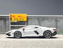 Load image into Gallery viewer, LCD 1:64 White Revuelto Racing Sports Model Diecast Metal Car New Collection
