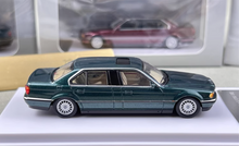 Load image into Gallery viewer, DCM 1:64 Green 1996-98 E38 L7 728il Luxury Sedan Model Diecast Metal Car New Collection
