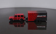Load image into Gallery viewer, Maisto 1:64 Red G Class SUV Trailer Model Toy Diecast Metal Car BN
