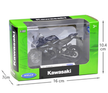 Load image into Gallery viewer, WELLY 1:18 2017 Ninja ZX10-RR Racing Sport Model Diecast Metal Motorcycle
