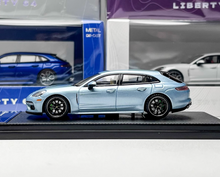 Load image into Gallery viewer, Liberty 1:64 Ice Blue Panamera Turbo S Figure Sport Model Diecast Metal Car
