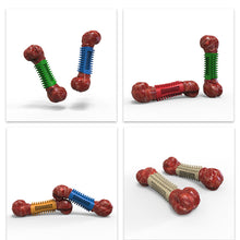 Load image into Gallery viewer, Dog Bone Chew Durable Toys Aggressive chewers non-toxic Rubber Puppy Toy Pet NEW
