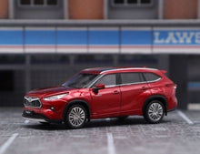 Load image into Gallery viewer, LCD 1:64 Red Toyota Highlander SUV Sports Model Toy Diecast Metal Car Box
