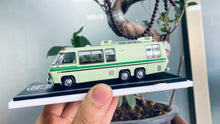 Load image into Gallery viewer, MK 1:64 Green HEC GMC Motor Home Road Trip RV Van Model Diecast Resin Car New Collection
