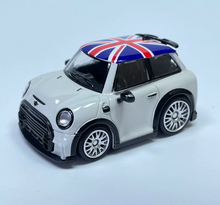 Load image into Gallery viewer, DK 1:64 HEC Gray Mini Cooper Flag Cute Q Sports Model Diecast Metal Car New Collection

