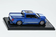 Load image into Gallery viewer, Funny 1:64 Blue Stripe F150 Shelby Pickup Truck Model Diecast Metal Car New Collection
