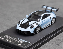 Load image into Gallery viewer, Aurora 1:64 Baby Blue 992 GT3 RS Sports Model Diecast Metal Car New Collection
