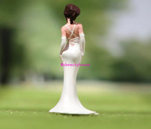 Load image into Gallery viewer, 1:24 Painted Figure Model Miniature Resin Diorama Sand Dinner Wedding Dress Lady
