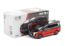 Load image into Gallery viewer, XCARTOYS 1:64 Red Black Hongqi HQ9 MPV Mini Van Model Diecast Metal Car
