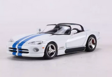 Load image into Gallery viewer, GFCC 1:64 White 1993 Viper Roadster Convertible Sport Model Diecast Metal Car

