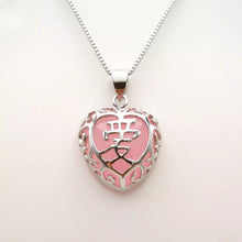 Load image into Gallery viewer, Nature Jade Love Pendant Necklace Gift Jewelry charm Blessing Adore Jewelry i

