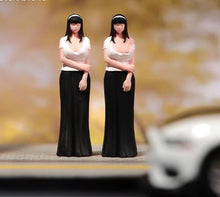 Load image into Gallery viewer, 1:64 Painted Figure Model Miniature Resin Diorama Sand Model Beauty Sexy Girl New Collection
