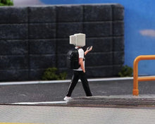 Load image into Gallery viewer, 1:64 Painted Figure Mini Model Miniature Resin Diorama Computer Man Robot Toy
