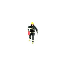 Load image into Gallery viewer, 1:64 Painted Figure Mini Model Miniature Resin Diorama Firefighter Fireman Set
