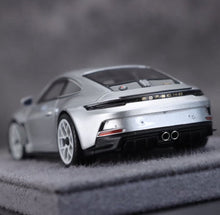 Load image into Gallery viewer, 1:64 DPM Silver 911 992 ST Sports Model Diecast Resin Car New Collection
