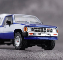 Load image into Gallery viewer, GCD 1:64 1985 Blue Hilux Xtra Cab Pickup Truck Model Diecast Metal Car New Collection
