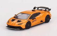 Load image into Gallery viewer, MINIGT 1:64 Orange Lamborghini Huracan Sto Racing Sports Model Toy Metal Car 511
